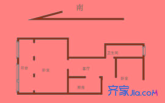 鼓樓三條巷小區(qū)戶型圖戶型圖 2室 2室1廳1衛(wèi)1廚