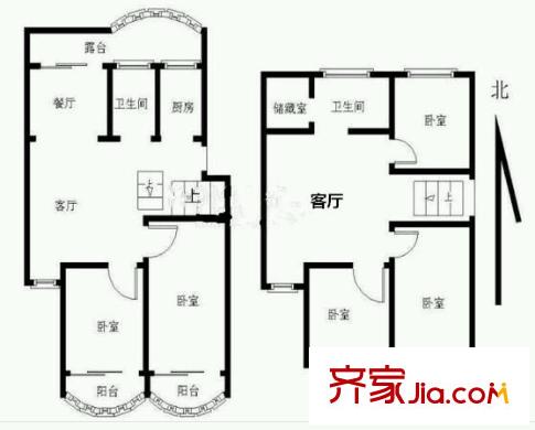 名城世紀(jì)園戶型圖戶型圖5室 5室2廳2衛(wèi)1廚