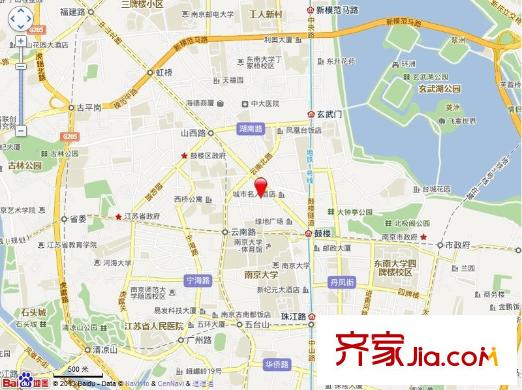 鼓樓二條巷住宅交通圖