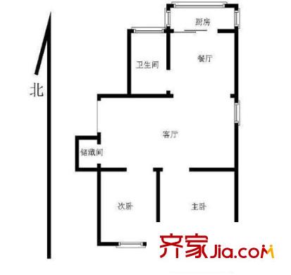康怡花園戶型圖戶型圖2室 2室1廳1衛(wèi)1廚