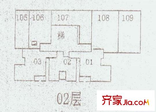 嘉順時(shí)代廣場戶型圖c2戶型 