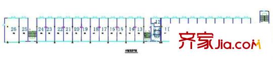 嘉順時(shí)代廣場戶型圖07#商鋪4層平面圖 