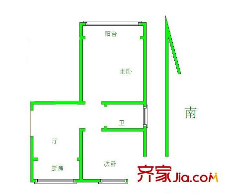 歸云堂住宅戶型圖戶型圖2室 2室1廳1衛(wèi)1廚