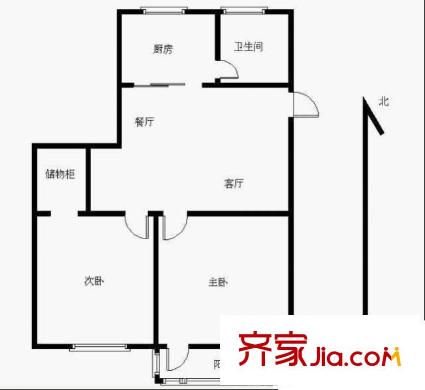 石鼓路小區(qū)戶型圖戶型圖 2室 2室2廳1衛(wèi)1廚