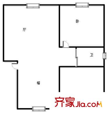 紅山機(jī)電花園戶型圖戶型圖  2室 2室1廳1衛(wèi)1廚