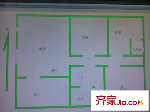 紅山機(jī)電花園戶型圖戶型圖 3室 3室2廳2衛(wèi)1廚