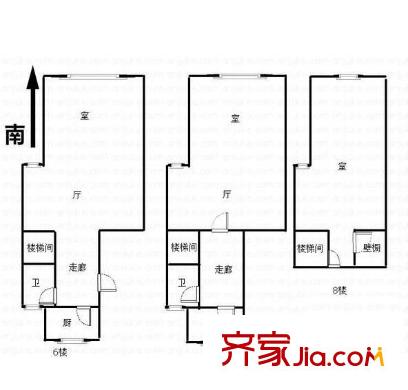 鐘麓花園戶型圖戶型圖 4室 4室2廳2衛(wèi)1廚
