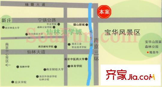東郊山城美景交通圖