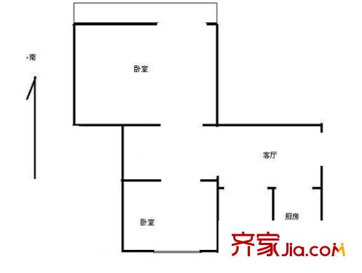 漢口西路小區(qū)戶型圖戶型圖 2室 2室1廳1衛(wèi)1廚