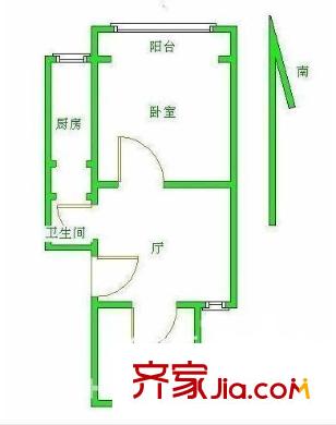 露園戶型圖戶型圖 2室 2室1廳1衛(wèi)1廚