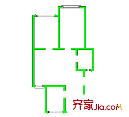 鳳凰花園城清溪園戶型圖戶型圖 3室 3室2廳1衛(wèi)1廚