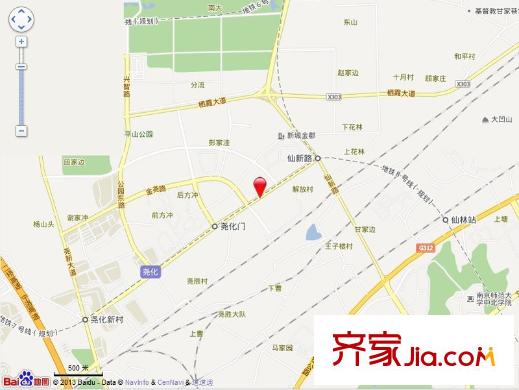 堯順家園交通圖