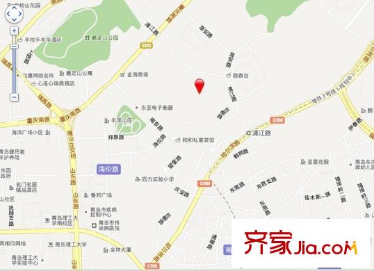 中海清江華府交通圖