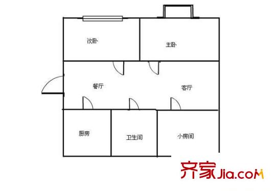 金堯花園戶型圖戶型圖  3室 3室2廳1衛(wèi)1廚