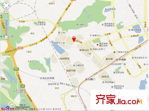 雁鳴山莊交通圖