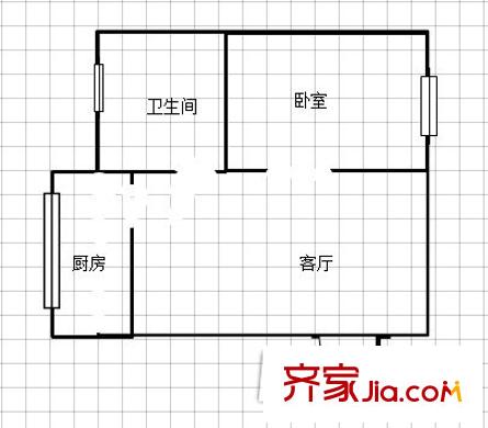 雁鳴山莊戶型圖戶型圖1室 1室1廳1衛(wèi)