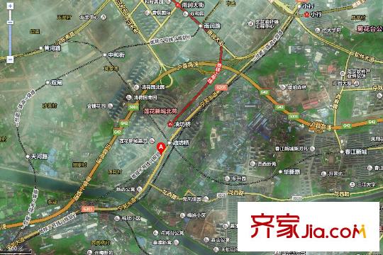 首創(chuàng)天邁廣場(chǎng)交通圖