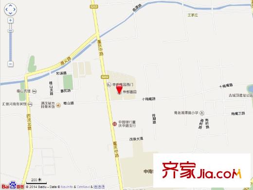 帝都嘉園交通圖