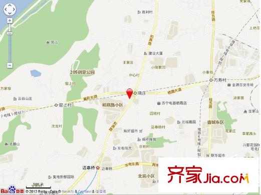 曉莊村交通圖