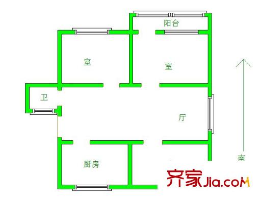 開源小區(qū)戶型圖戶型圖 3室 3室1廳1衛(wèi)1廚
