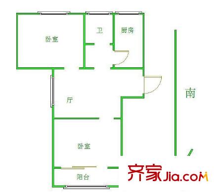 開源小區(qū)戶型圖戶型圖2室 2室1廳1衛(wèi)1廚
