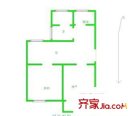 博學(xué)苑戶型圖戶型圖 2室 2室2廳1衛(wèi)1廚