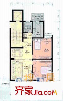 裕華名居城戶型圖戶型圖 2室 2室2廳1衛(wèi)1廚