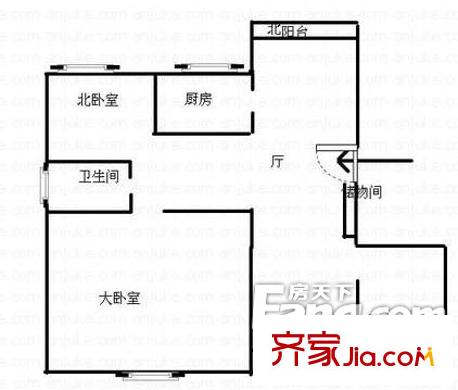 鳳凰和鳴苑戶型圖戶型圖 2室 2室2廳1衛(wèi)1廚