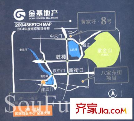 金基翠城交通圖