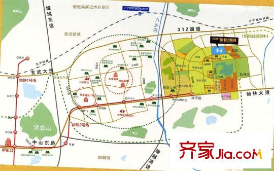 萬科金色領(lǐng)域交通圖區(qū)位圖