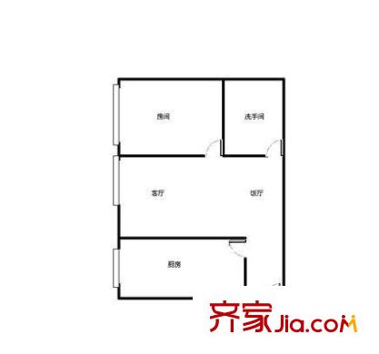 白鷺花園戶型圖戶型圖1室 1室1廳1衛(wèi)1廚