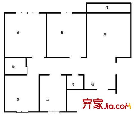 興都花園戶型圖戶型圖5室 5室2廳2衛(wèi)1廚