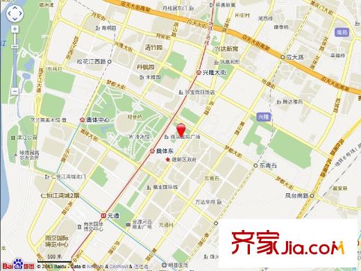 仁恒國(guó)際公寓交通圖