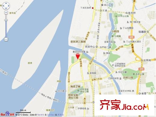 迎江園交通圖