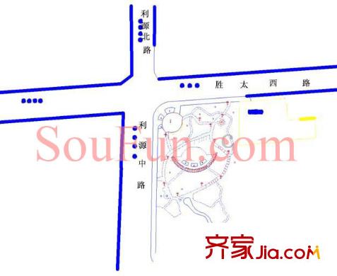 匯金旗林大廈交通圖