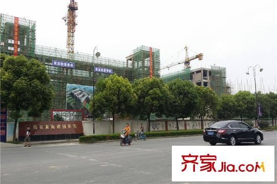 奧克斯鐘山府仙鶴門小學施工進度（2015-8-23）