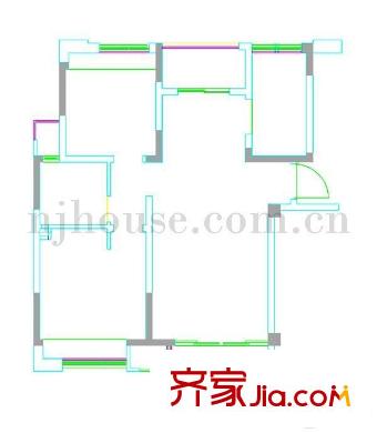 萬科金域緹香 2室 戶型圖