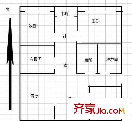 朗詩國際街區(qū)戶型圖戶型圖 3室 3室2廳1衛(wèi)1廚