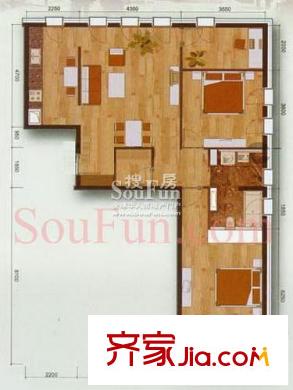朗詩國際街區(qū)戶型圖戶型圖 2室 2室1廳1衛(wèi)1廚