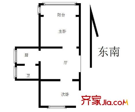 來鳳小區(qū)戶型圖戶型圖2室 2室1廳1衛(wèi)1廚
