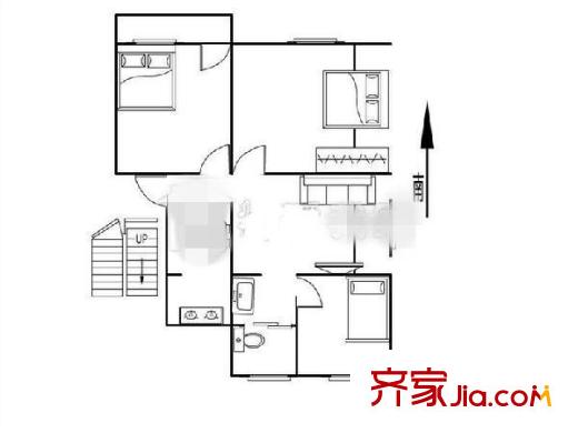 西康路3號(hào)戶型圖戶型圖 3室 3室2廳1衛(wèi)1廚