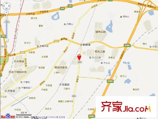 中南麒麟錦城交通圖