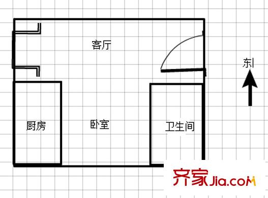 康橋圣菲戶型圖戶型圖1室 1室1廳1衛(wèi)1廚