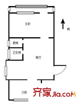石頭城小區(qū)戶型圖戶型圖 3室 3室1廳1衛(wèi)1廚