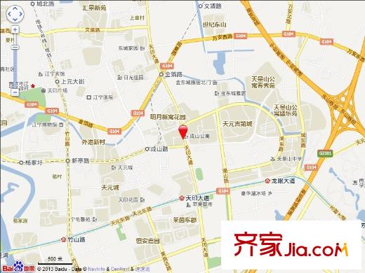 時(shí)代雅居交通圖