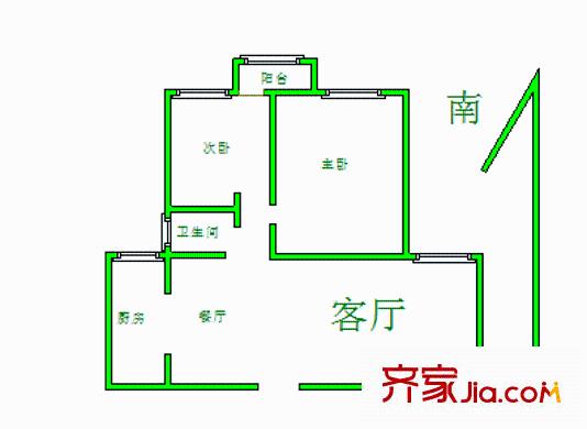 潤(rùn)花園戶(hù)型圖戶(hù)型圖 2室 2室2廳1衛(wèi)1廚