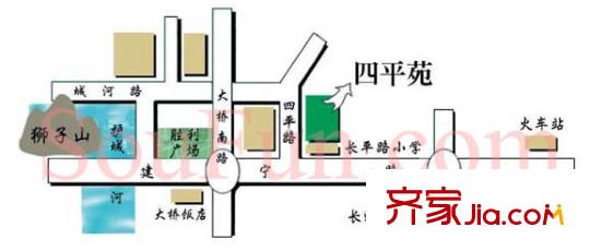 四平苑交通圖