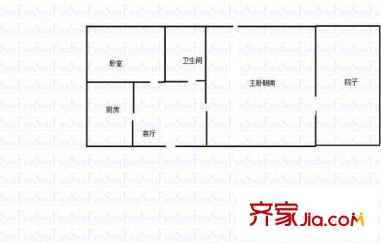 安樂村戶型圖戶型圖 2室 2室1廳1衛(wèi)