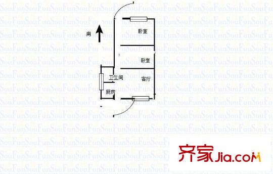 安樂村戶型圖戶型圖2室 2室1廳1廚