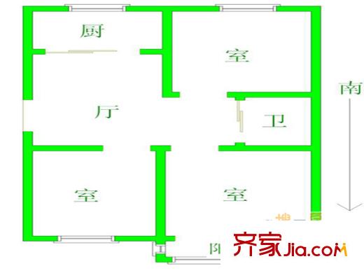 安樂村戶型圖戶型圖 3室 3室1衛(wèi)1廚